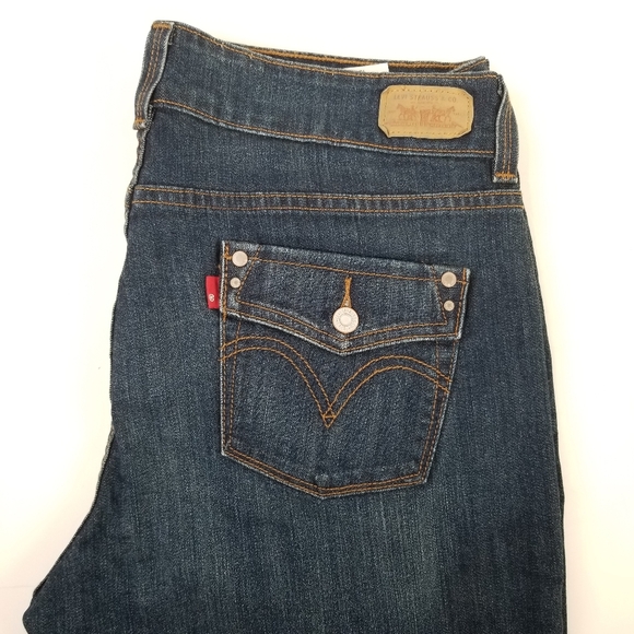 Levis 526 Women's Slender Boot Cut Jeans Size 12 S/C Very Good Condition - Picture 9 of 15